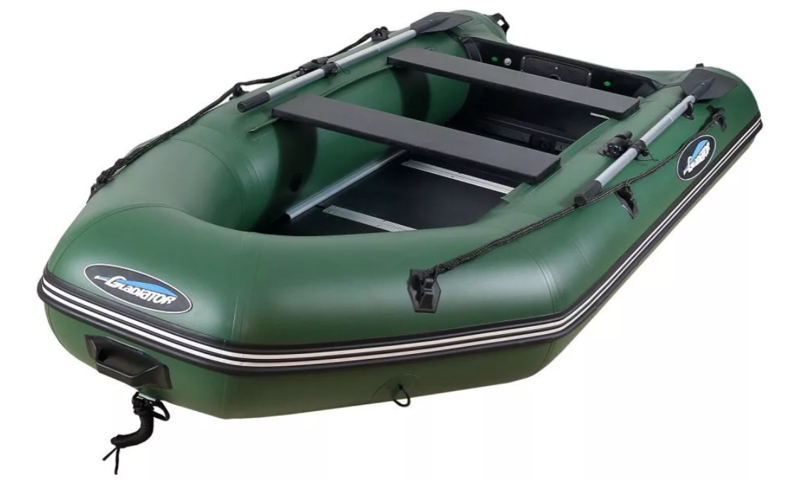 МОТОРНО-ГРЕБНАЯ ЛОДКА ПВХ GLADIATOR А 340 ТК С ФАНЕРНЫМ ПОЛОМ в Электростали