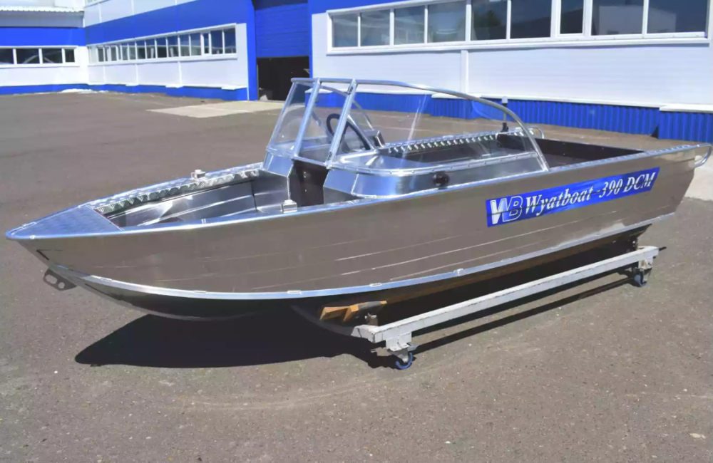 Алюминиевая лодка Wyatboat-390 DCM в Электростали