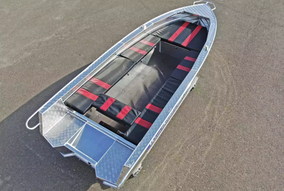 Алюминиевая лодка Wyatboat-390РМ увеличенный борт в Электростали