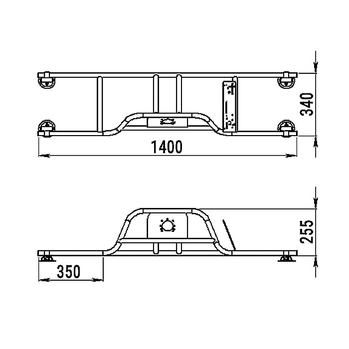 Стойка рулевая с бортовым креплением малая в Электростали