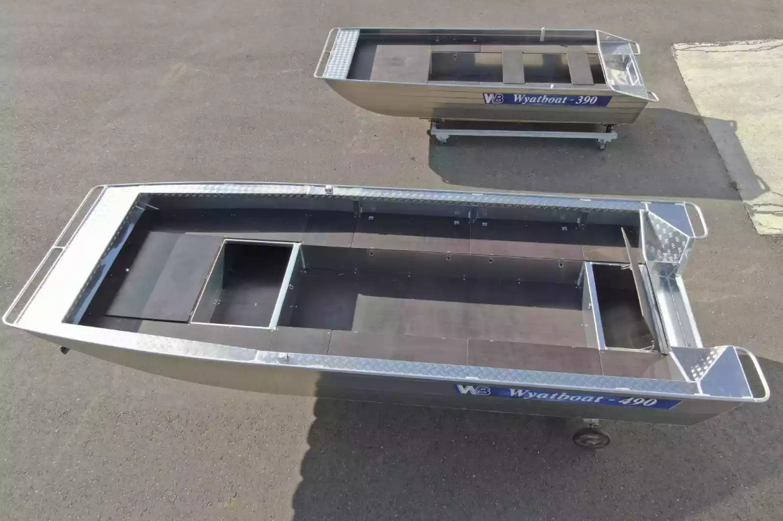 Алюминиевая лодка Wyatboat-490 Jonboat в Электростали