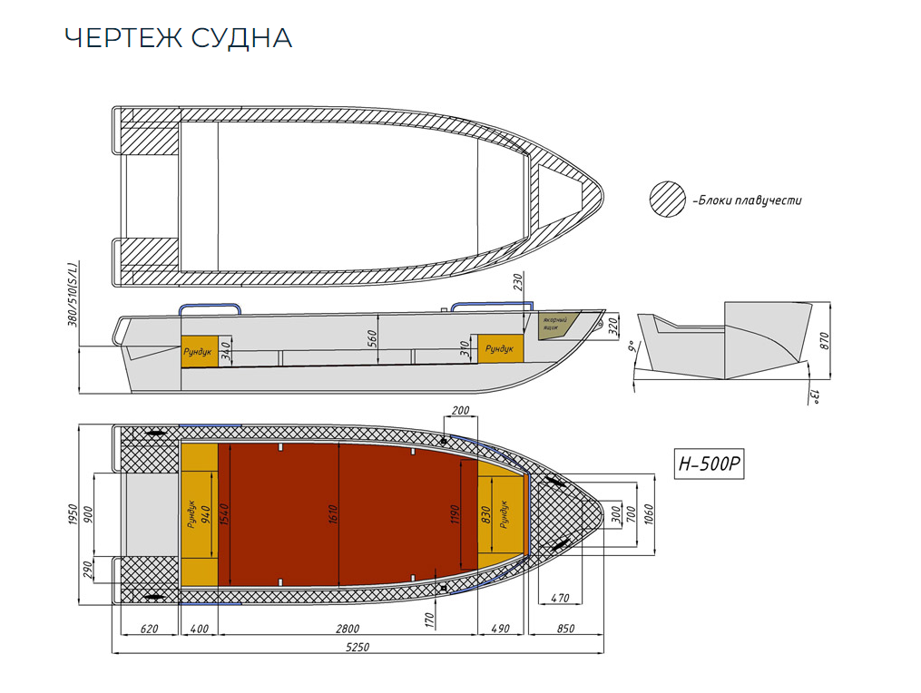 Алюминиевая лодка Неман-500 P в Электростали