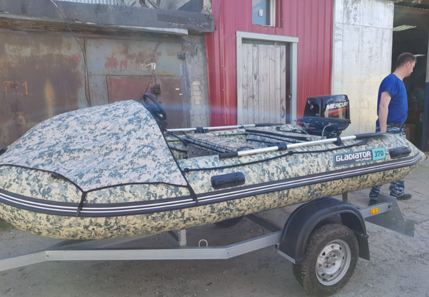 НАДУВНАЯ ЛОДКА GLADIATOR C370AL в Электростали