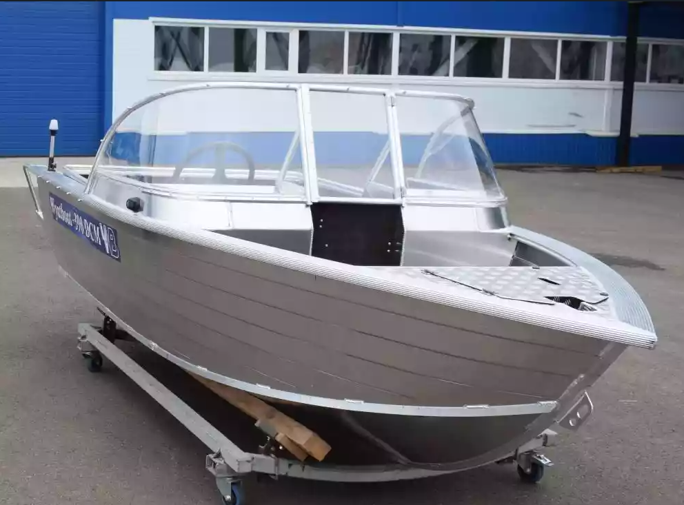 Алюминиевая лодка Wyatboat-390 DCM Увеличенный борт в Электростали