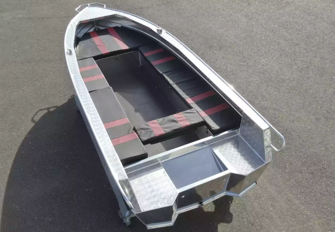Алюминиевая лодка Wyatboat-390РМ увеличенный борт в Электростали