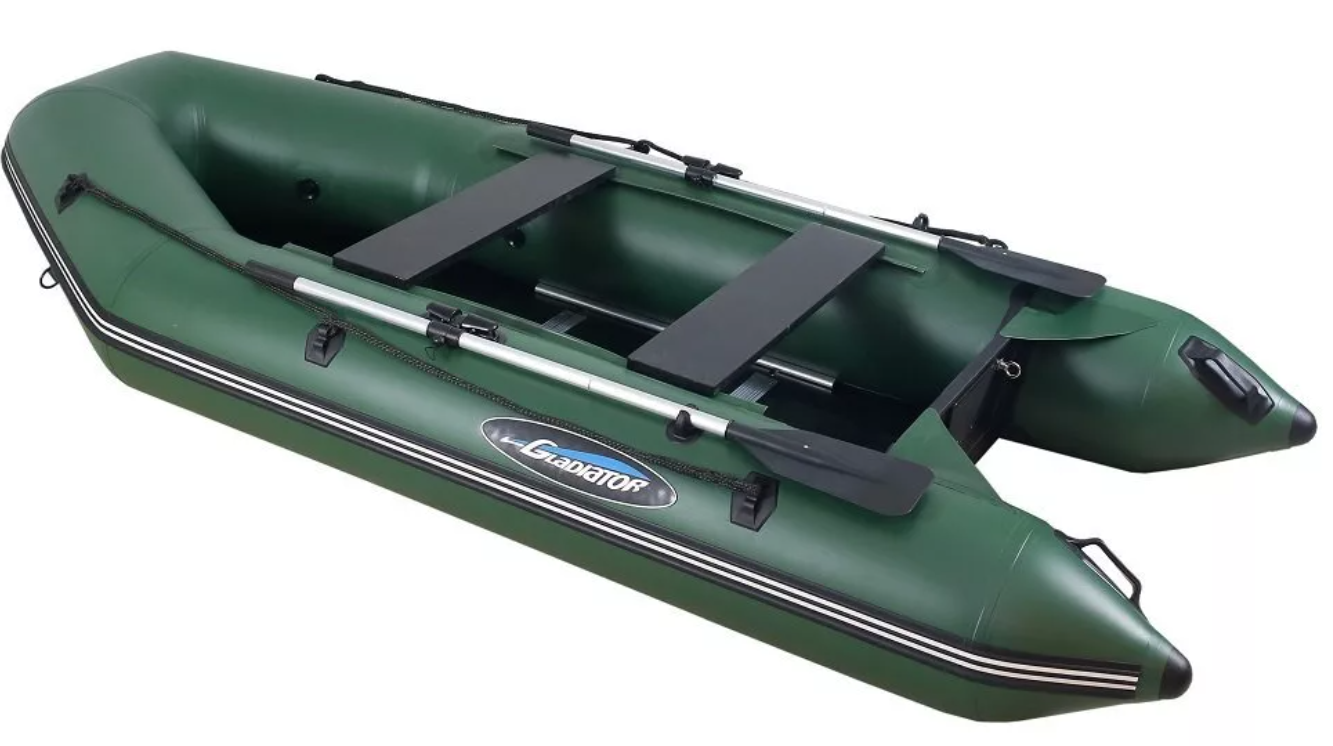 МОТОРНО-ГРЕБНАЯ ЛОДКА ПВХ GLADIATOR A 320 ТК С ФАНЕРНЫМ ПОЛОМ в Электростали