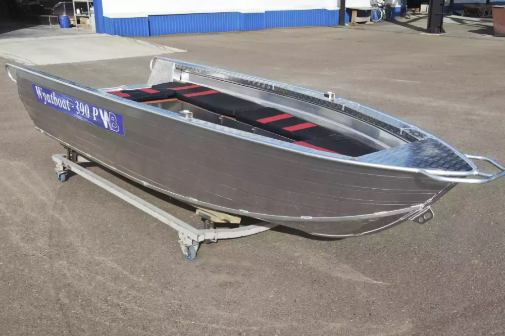 Алюминиевая лодка Wyatboat-390РМ увеличенный борт в Электростали