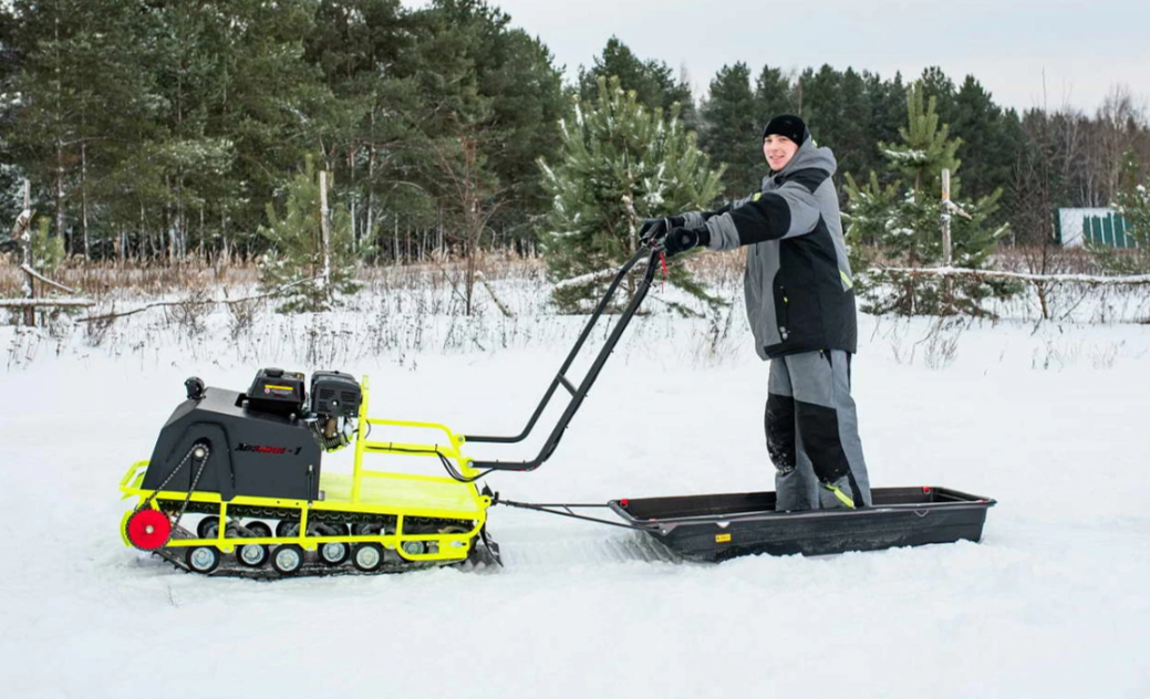 Мотобуксировщик Бурлак ХОЗЯИН-1 (капот металл) в Электростали