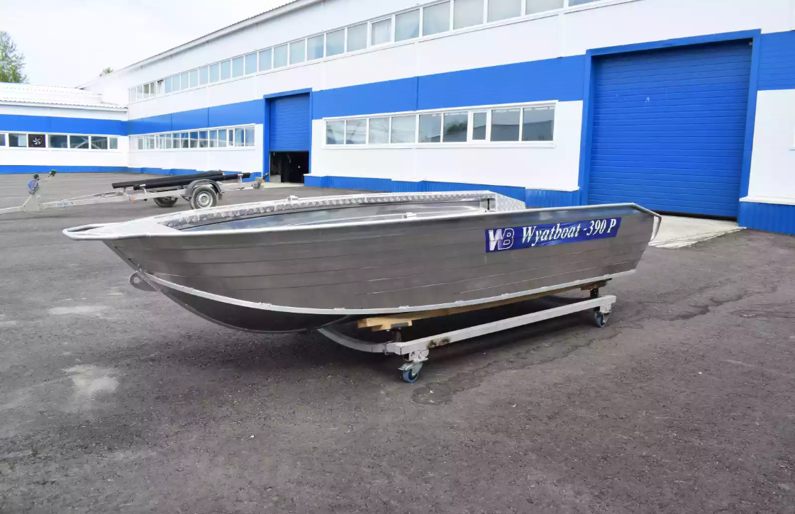 Алюминиевая лодка Wyatboat-390Р Увеличенный борт в Электростали