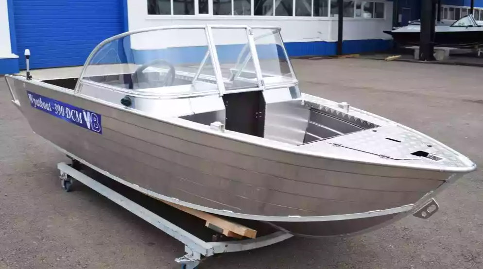 Алюминиевая лодка Wyatboat-390 DCM Увеличенный борт в Электростали