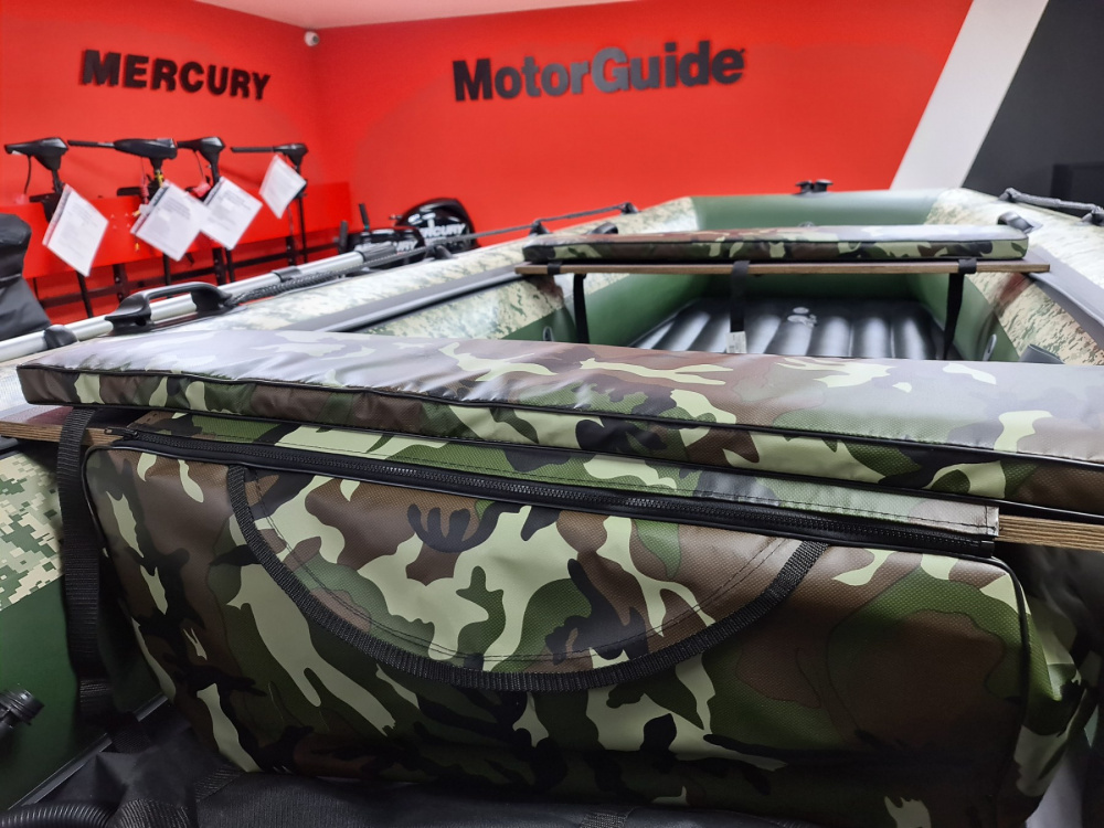 КОМПЛЕКТ МЯГКИХ НАКЛАДОК С СУМКОЙ ДЛЯ ЛОДОК 105Х20 КАМУФЛЯЖ в Электростали