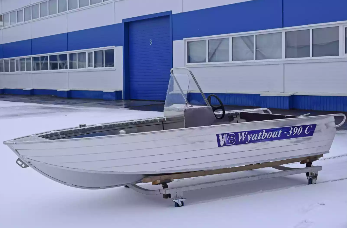Алюминиевая лодка Wyatboat-390 C в Электростали