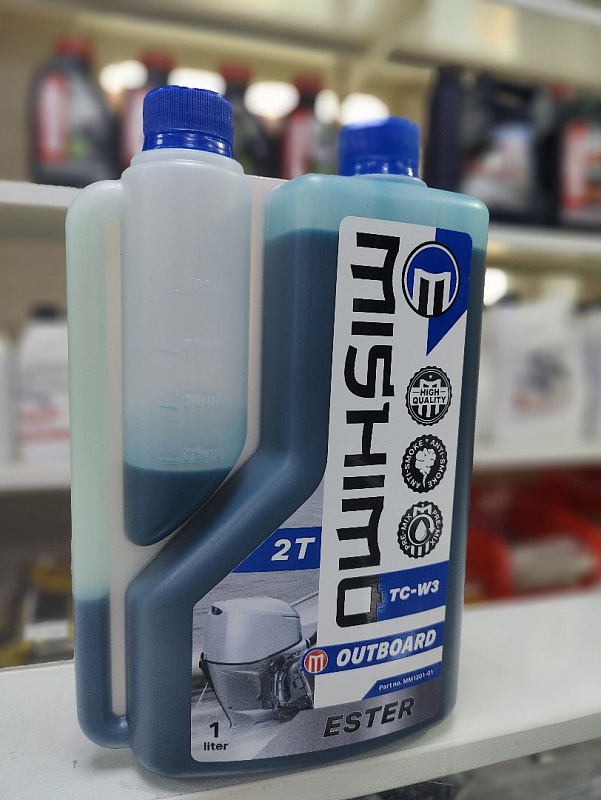 Масло MISHIMO 2T OUTBOARD (ESTER) полусинтетика 1 л в Электростали