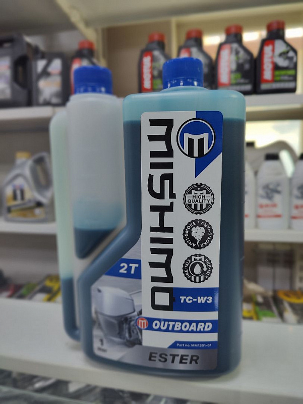 Масло MISHIMO 2T OUTBOARD (ESTER) полусинтетика 1 л в Электростали