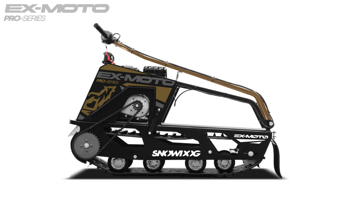 Мотобуксировщик EX-MOTO SNOWDOG S380 8л.с. в Электростали