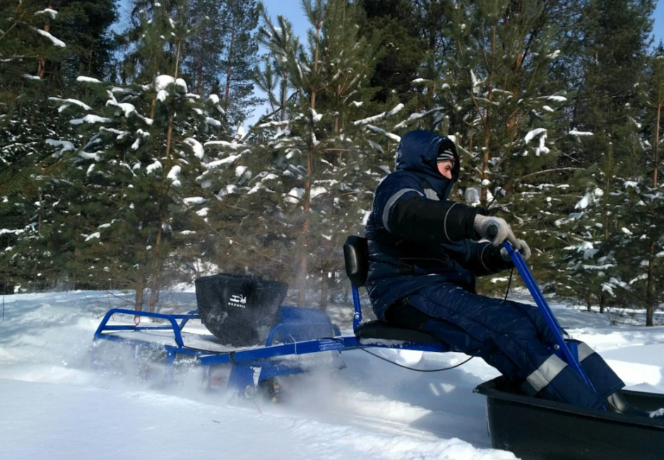 Мотобуксировщик толкач Альбатрос-XL8 с модулем. Без фары, тележки в Электростали