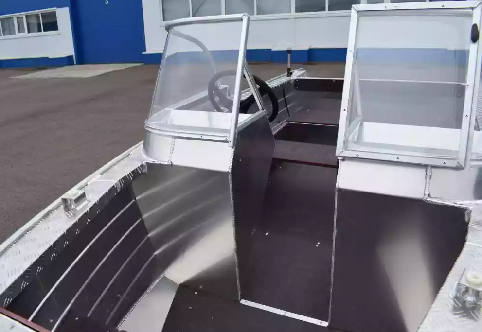Алюминиевая лодка Wyatboat-390 DCM Увеличенный борт в Электростали