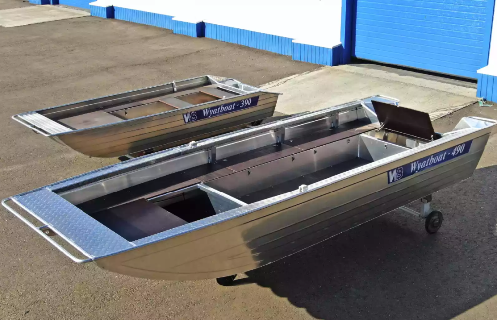 Алюминиевая лодка Wyatboat-490 Jonboat в Электростали