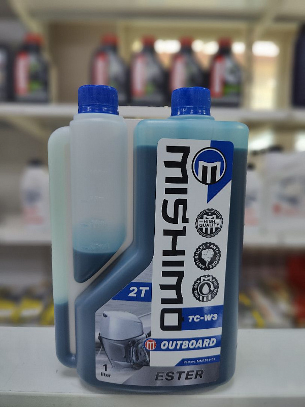 Масло MISHIMO 2T OUTBOARD (ESTER) полусинтетика 1 л в Электростали