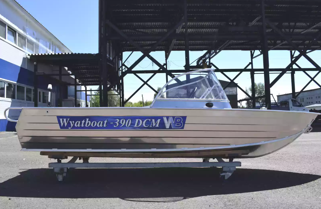 Алюминиевая лодка Wyatboat-390 DCM в Электростали
