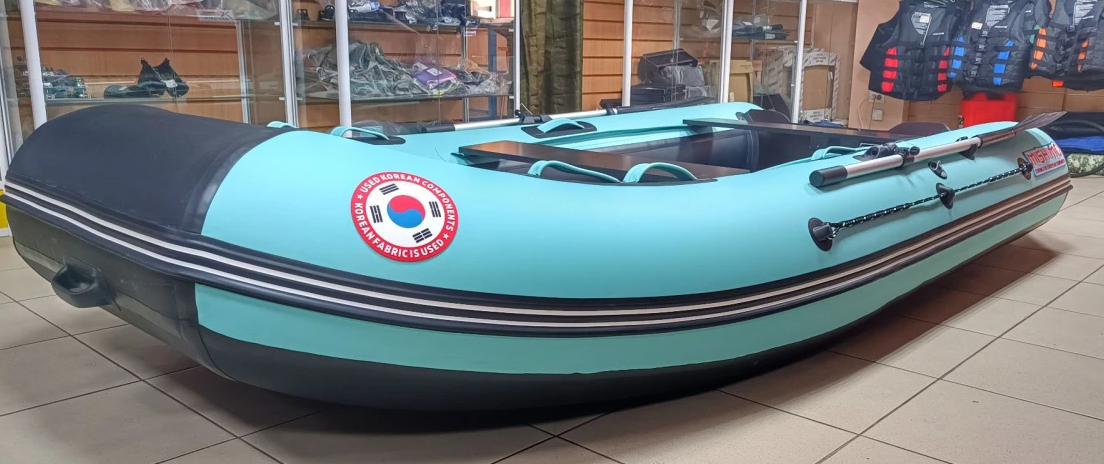 КОМПЛЕКТ ЛОДКА MISHIMO LITE 335 + МОТОР 9,8 Л.С. в Электростали