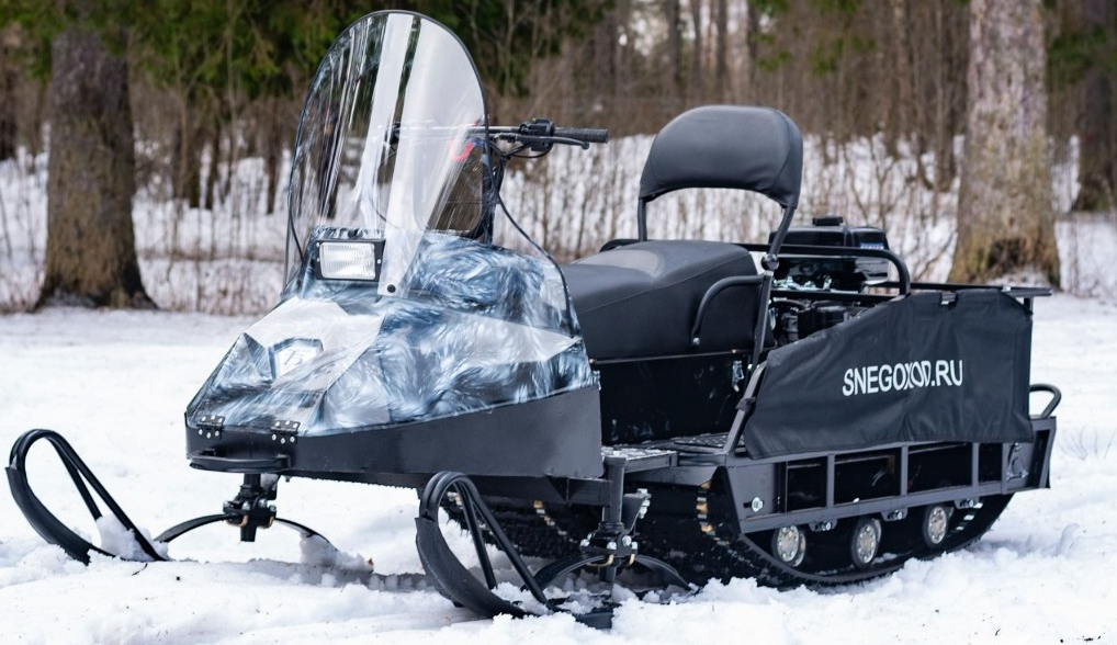 Миниснегоход Бурлак Егерь Экспедитор 15 л.с. , реверс, тормоз, капот белый в Электростали