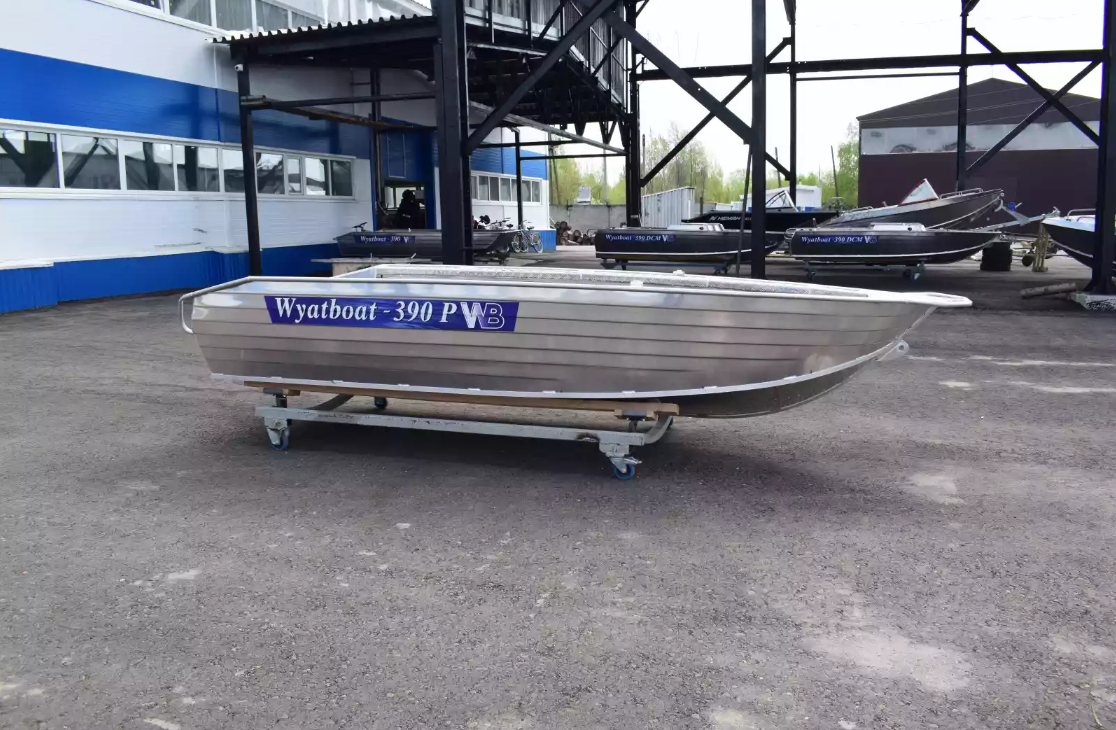 Алюминиевая лодка Wyatboat-390Р Увеличенный борт в Электростали