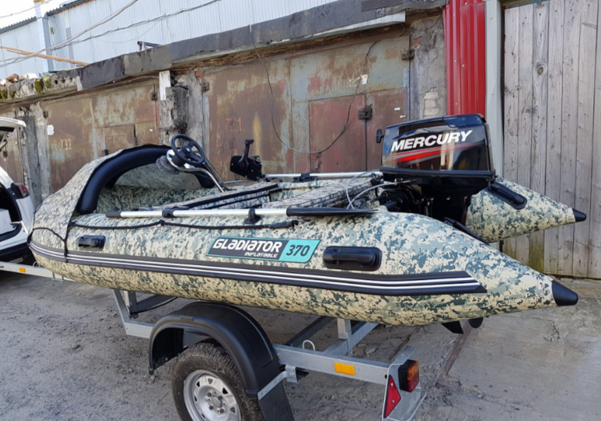 НАДУВНАЯ ЛОДКА GLADIATOR C370AL в Электростали