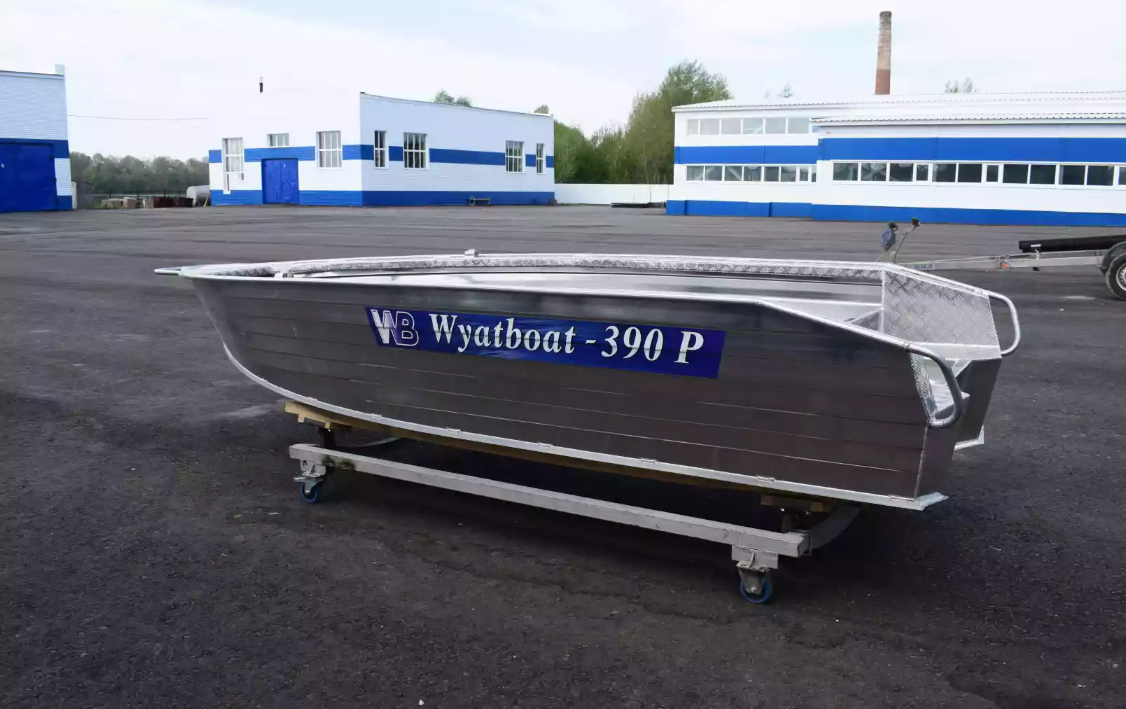 Алюминиевая лодка Wyatboat-390Р Увеличенный борт в Электростали