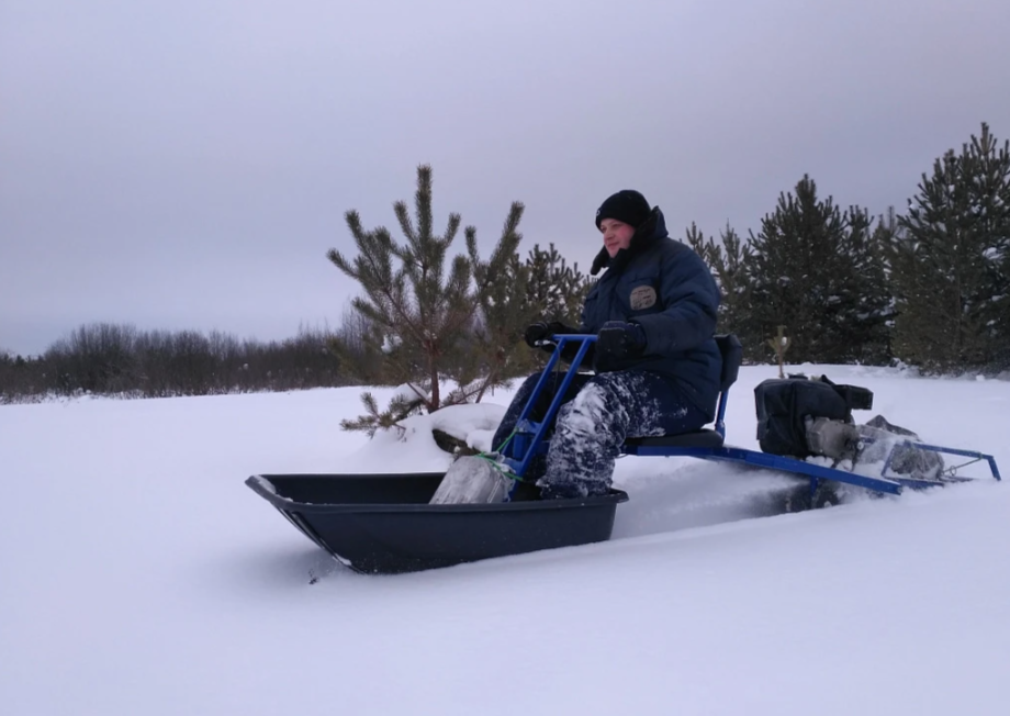 Мотобуксировщик толкач Альбатрос-XL8 с модулем. Без фары, тележки в Электростали