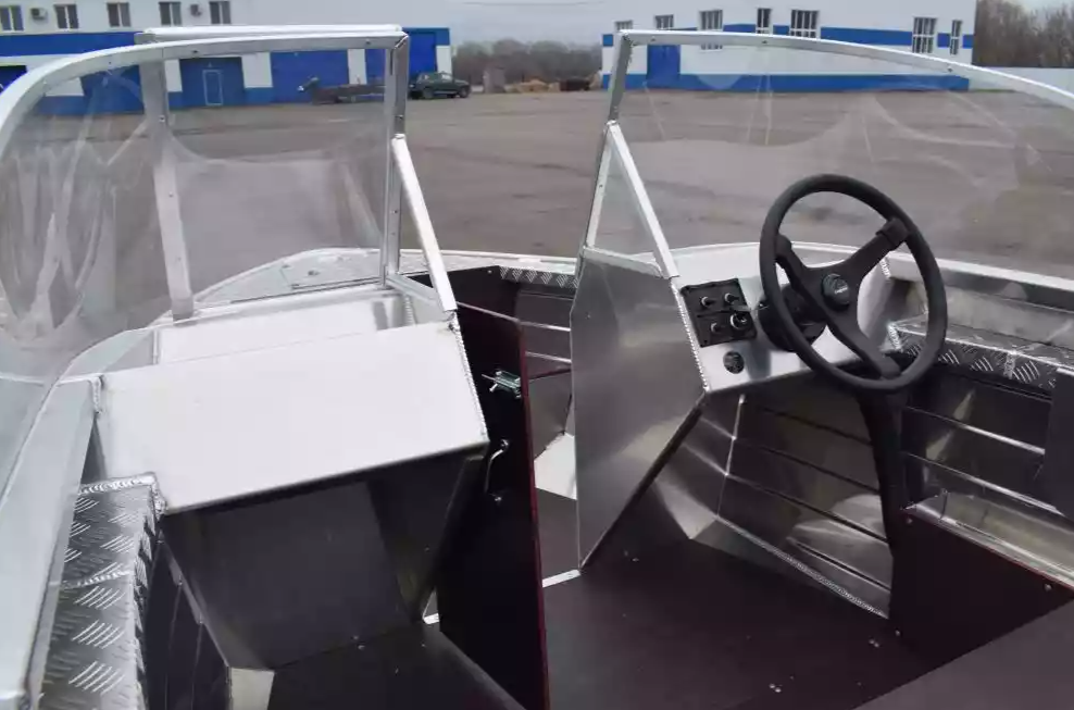 Алюминиевая лодка Wyatboat-390 DCM Увеличенный борт в Электростали