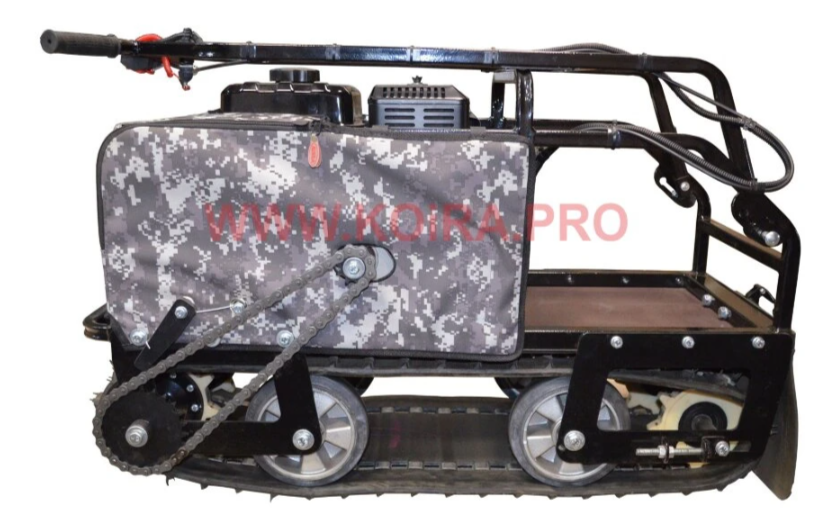 Мини мотобуксировщик КОЙРА "Вжик" (107 см) 7 л/с с ручным стартером в Электростали