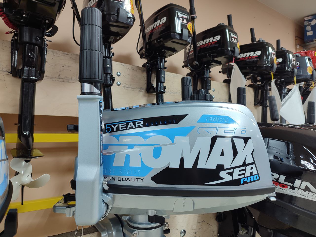 Лодочный мотор PROMAX SP5FHS (внешний бак 12 л) в Электростали