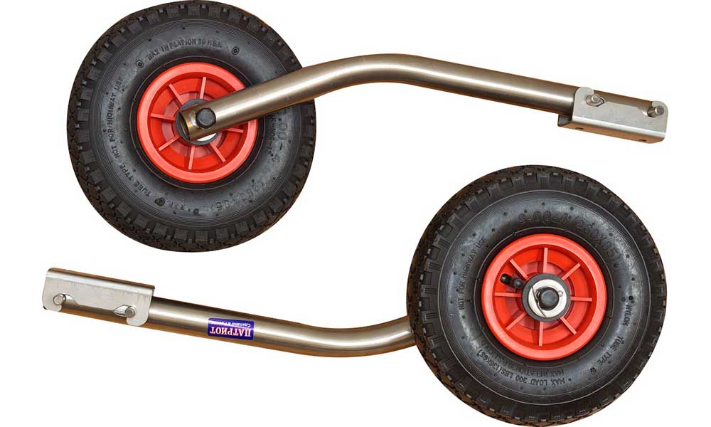 Транцевые колеса модульные удлиненные из нержавеющей стали в Электростали