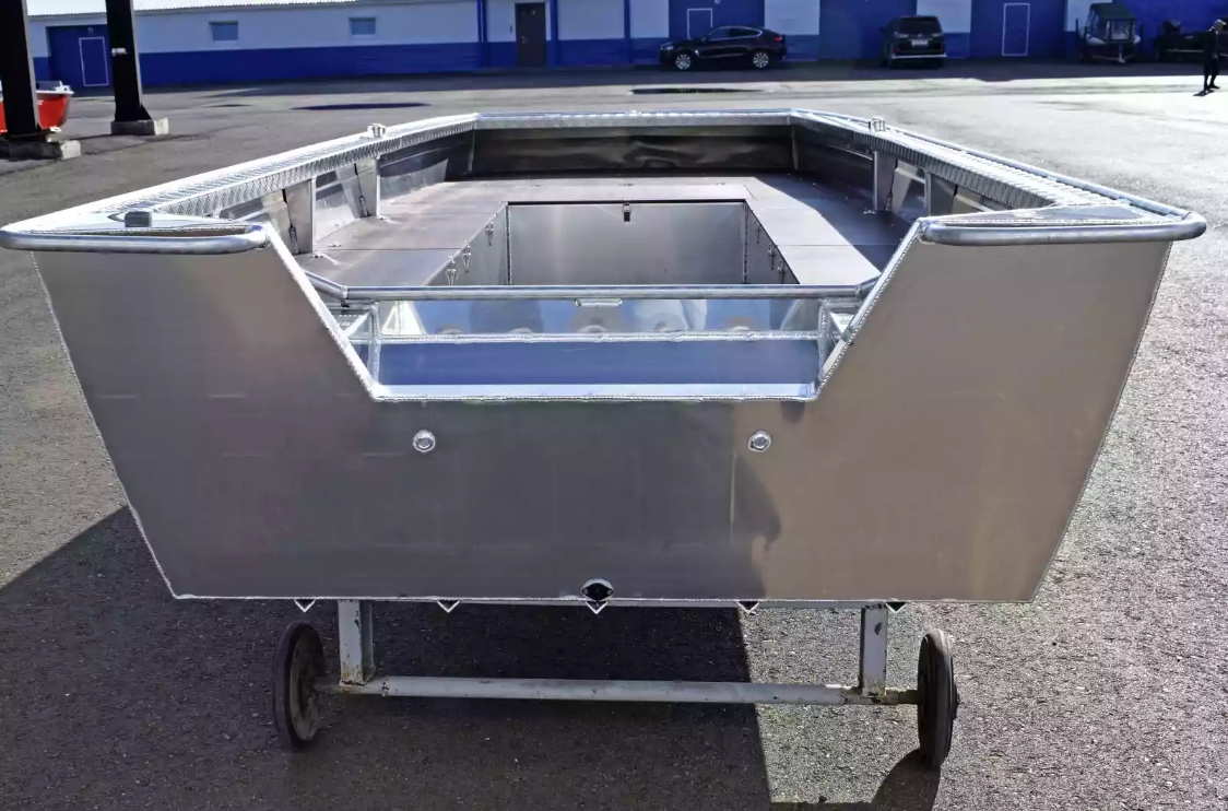 Алюминиевая лодка Wyatboat-490 Jonboat в Электростали
