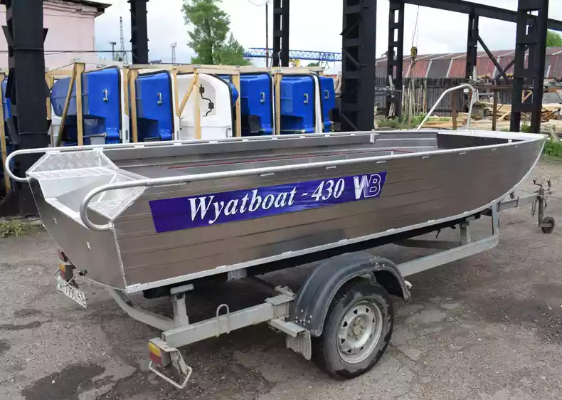Алюминиевая лодка  Wyatboat-430 Master в Электростали