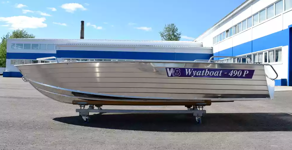 Алюминиевая лодка Wyatboat-490 P в Электростали