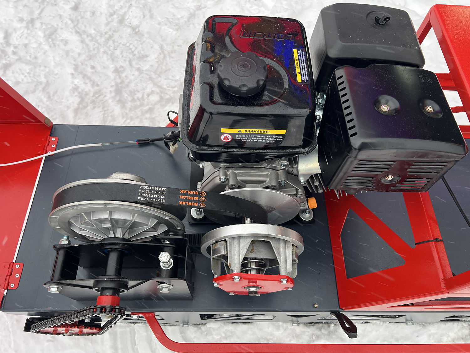 Мотобуксировщик EX-MOTO SNOWDOG S500 15л.с в Электростали