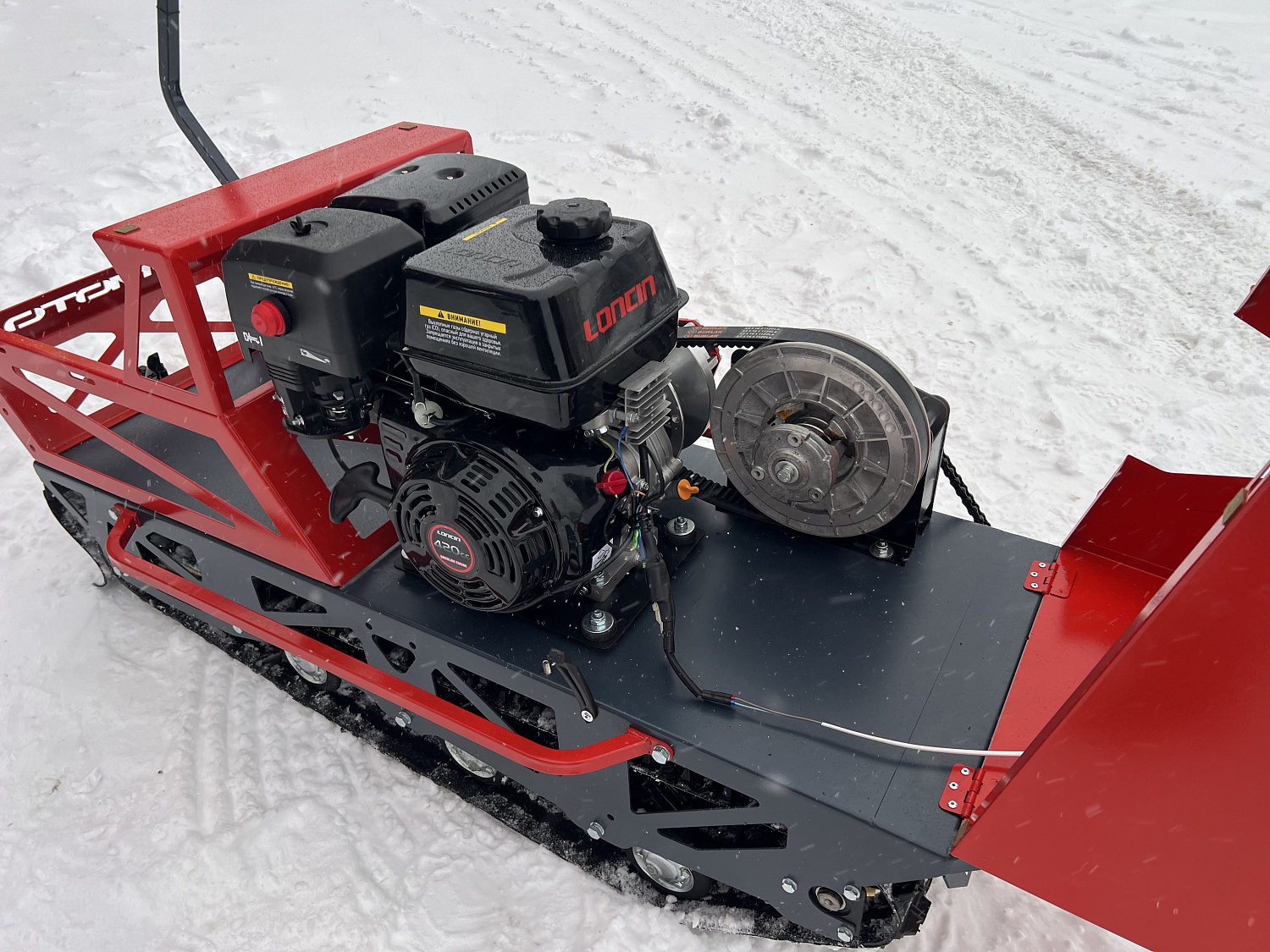 Мотобуксировщик EX-MOTO SNOWDOG S500 15л.с в Электростали