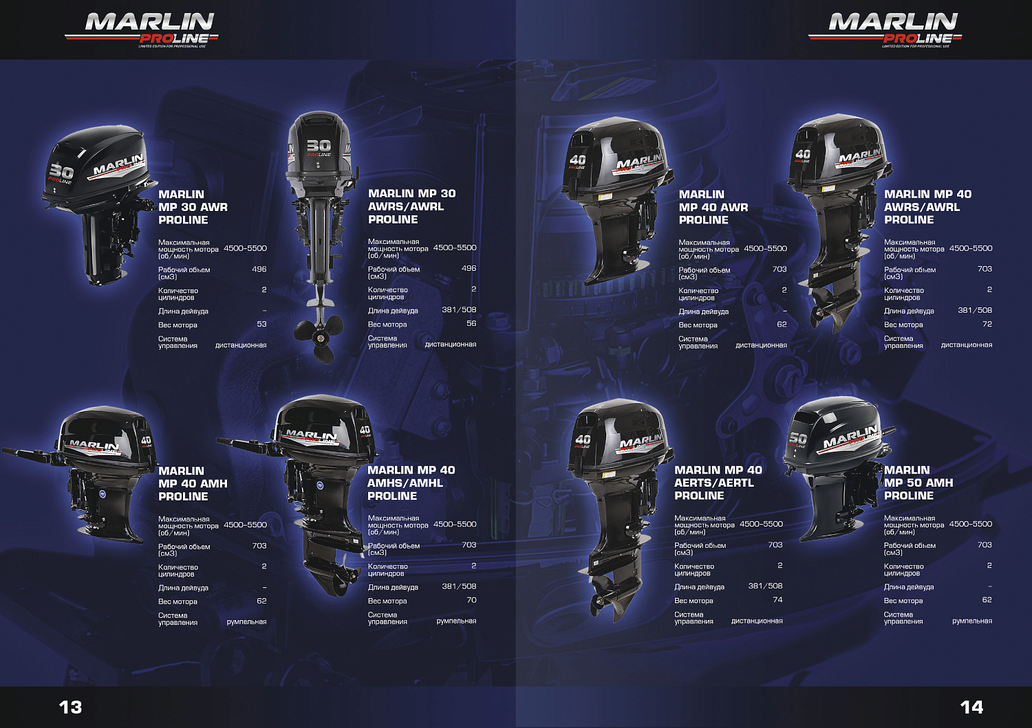 Лодочный мотор MARLIN PROLINE MP 40 AERTL в Электростали