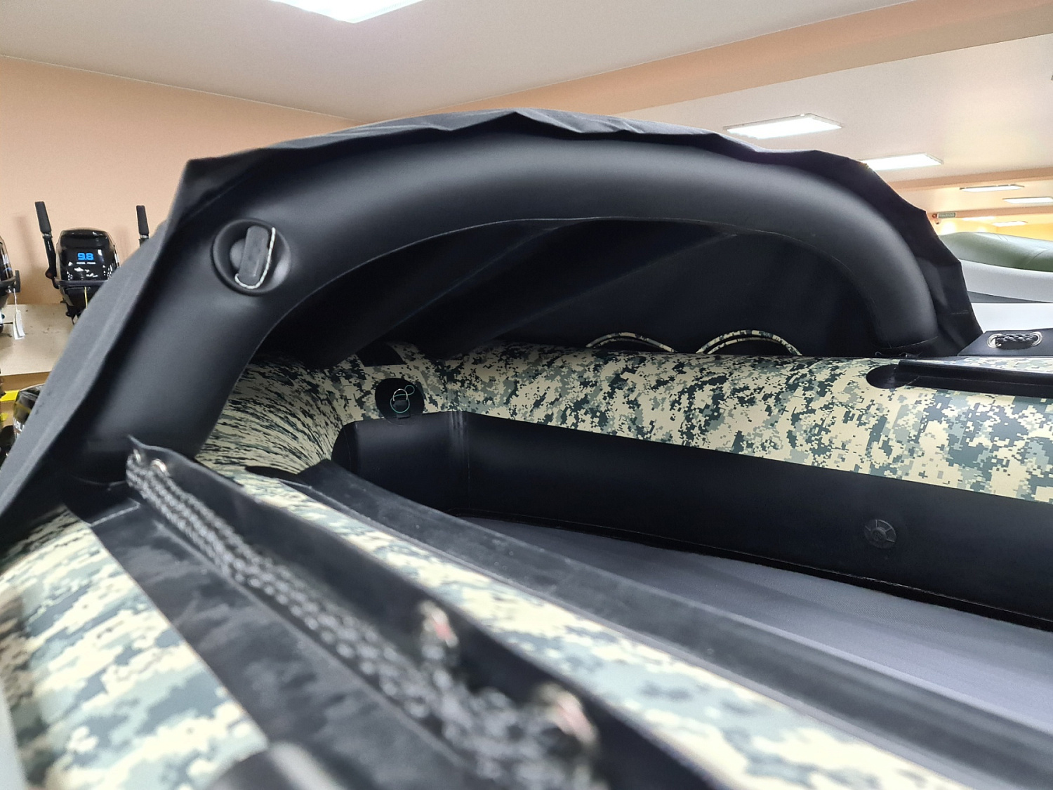 КОМПЛЕКТ НОСОВОГО ТЕНТА К ЛОДКЕ SMARINE AIR MAX 380 ЧЕРНЫЙ в Электростали