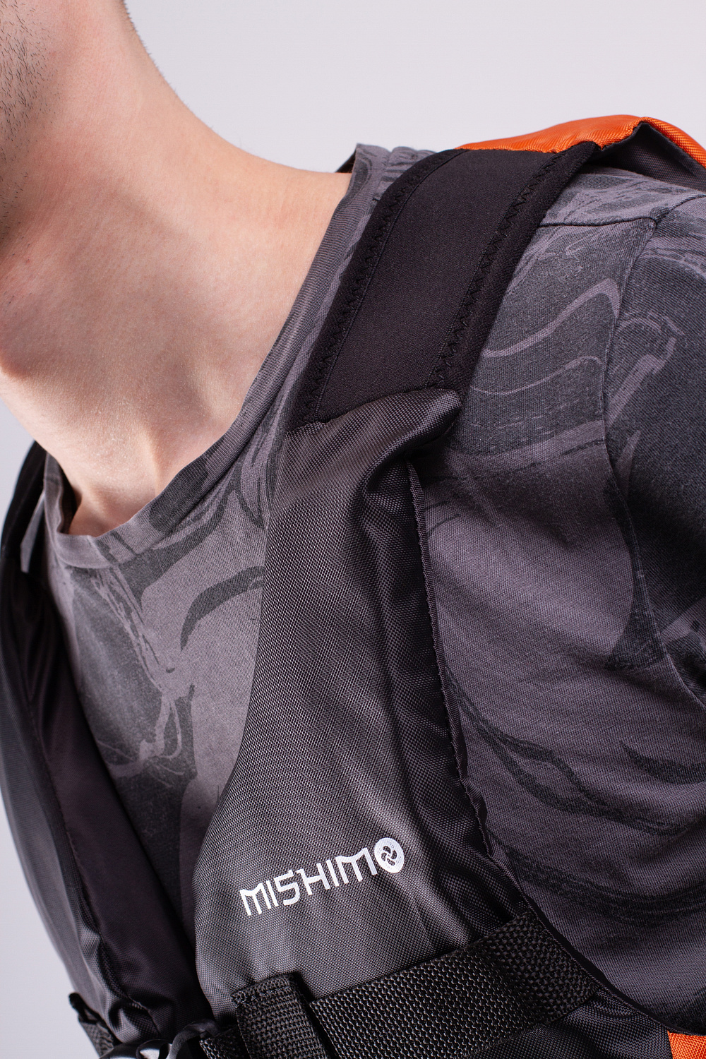 Жилет спасательный MISHIMO PRO Премиум качества Черно-оранжевый в Электростали